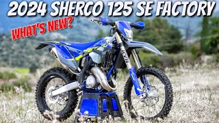 2024 SHERCO 125 SE FACTORY [upl. by Selwin258]