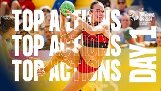 TOP ACTIONS DAY 1  EHF BEACH HANDBALL CHAMPIONS CUP 2024 [upl. by Dianemarie]