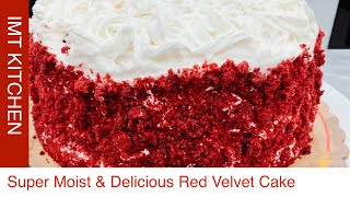 Red Velvet Cake Recipe  How To Make Red Velvet Cake  Super Moist Traditional Red Velvet Cake [upl. by Yesoj]