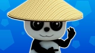 KopfSchulter  Baby Bao Panda  Bildungs Video  Kindervers  Kids Song  Head Shoulder Knees amp Toe [upl. by Tnahsarp]