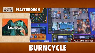 Burncycle 2player playthrough with Paul Grogan and Ricky Royal [upl. by Eceirahs]