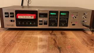 Wollensak 3M Model 8060 8track deck short sound demo [upl. by Anhpad]