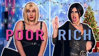 Rich Mom Shames Poor Mom On Christmas Rich Mom vs Normal Mom [upl. by Aicsile]