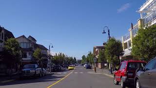 Driving to Downtown Comox BC Canada  Vancouver Island Small Town [upl. by Hickie]