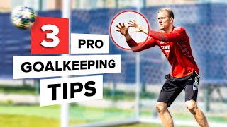 3 pro goalkeeper drills to improve your technique and handling [upl. by Esalb]