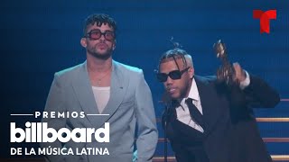 Dákiti gana Hot Latin Song Canción del Año  Premios Billboard 2021  Telemundo Entretenimiento [upl. by Ernaldus]