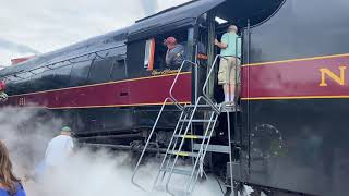 The NampW 611 experience on the Strasburg Railroad 71021 [upl. by Niboc595]