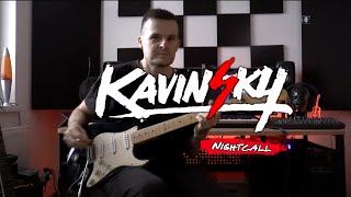 Kavinsky  Nightcall Guitar Cover [upl. by Asiel]