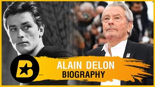 Alain Delon Biography  The Charismatic Legend of French Cinema [upl. by Leohcin71]