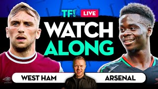 WEST HAM vs ARSENAL WATCHALONG with Mark Goldbridge [upl. by Jillie]