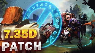 Dota 2 NEW 735d Patch  Main Changes  NEW Matchmaking Features [upl. by Jobe547]