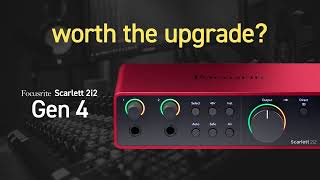 Focusrite Scarlett 2i2 Gen 4 VS Gen 3  8 main differences in 60quot with converters specs [upl. by Senecal707]