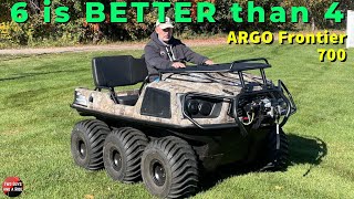 SIX is BETTER than 4  Argo Frontier 700 Scout 6x6 [upl. by Atteynek100]