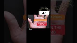 mole thumb palmistry palmreading palmistrypost astro viralreels video reels trendingreels [upl. by Ailem988]