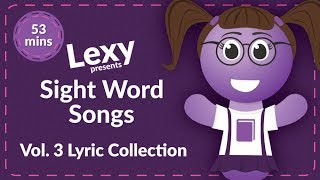 Sight Word Songs Volume 3 [upl. by Steward493]