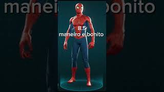 Rankeando trajes de spiderman 2  spiderman playstation play youtubeshorts shorts youtube [upl. by Nimajnab]