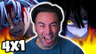 DEMON SLAYER  SEASON 4 EPISODE 1 REACTION [upl. by Nipha318]