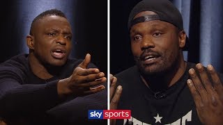 REVISITED Dillian Whyte amp Derek Chisora clash during their first Gloves Are Off meeting 😡 [upl. by Llenram]