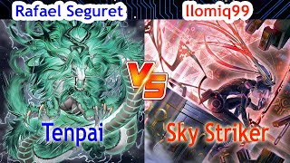 Sky Striker Azamina Vs Tenpai  Rafael Seguret Vs llomiq99  High Rated  Dueling Book [upl. by Elton]