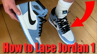 How to Lace Jordan 1  Loosely [upl. by Aneda]