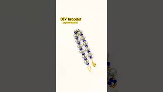 DIY bracelet Beginner tutorial Jewelry shorts [upl. by Ocisnarf]