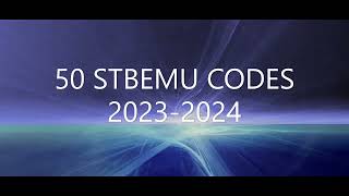 stbemu codes [upl. by Tlevesor691]