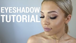 SIMPLE SMOKY BROWNGOLD EYESHADOW  Tammy Hembrow [upl. by Nodnrb290]