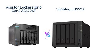 Asustor Lockerstor 6 Gen2 AS6706T vs Synology DiskStation DS923 [upl. by Phiona436]