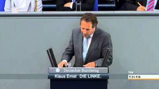 Klaus Ernst DIE LINKE Befristete Arbeitsverhältnisse rauben jungen Menschen die Zukunft [upl. by Bruner671]