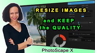 How to RESIZE IMAGES Without Losing QUALITY in PHOTOSCAPE X  REDUCE and INCREASE Image SIZE [upl. by Bac994]