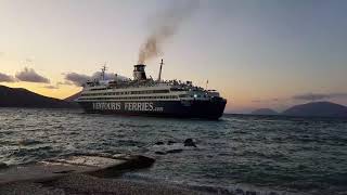 Rigel I Ship  Ventouris Ferries  Kefalonia [upl. by Mauve]