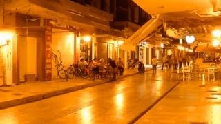 Ηράκλειο Κρήτης  Νυχτερινή βόλτα  Night walk  Heraklion Crete [upl. by Arch]