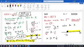 Lec6 JTFA Sec36 51 M1030 Domain and Exponent Rules [upl. by Graces]