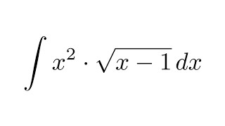 Integral of x2sqrtx1 substitution [upl. by Zenas381]