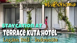 Hotel Review‼️ Staycation At Terrace Kuta Hotel  Legian BALI 😍 [upl. by Hong]