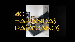 40 quotPASAMANOS BONITOS Y MODERNOS quot BaranDas PasaMano de Metal MadEra ViDrio AlumiNio DecOratiVOs [upl. by Cowen348]