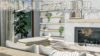 NEWCREST SINGLE PARENT HOME  Sims 4 CC Speed Build  DOWNLOAD LINK TRAYCCCC LINKS [upl. by Coray938]