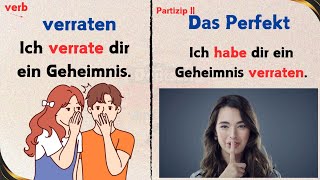 Improve Your German Skills With These Verbs in Present Simple and Present Perfect [upl. by Bogusz343]