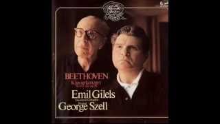 Gilels  Szell Beethoven Piano Concerto No4 in G major Op58 [upl. by Letsirc]