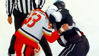 Dillon Heatherington Andreas Englund Fight  Anaheim Ducks vs LA Kings 2024 NHL Highlights [upl. by Suzi]