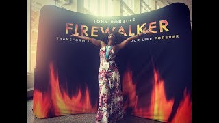 Tony Robbins Unleash the Power Within Fire Walk Lessons Oprah Walks on Fire amp So Do I [upl. by Aicileb354]