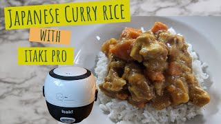 Japanese Curry Rice  Itaki Pro Electric Lunch Box Recipe [upl. by Dickie]