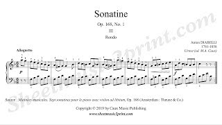 Diabelli  Sonatina Op 168 No 1 33  Rondo [upl. by Drofnats295]