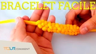 Comment faire un bracelet avec un lacet de chaussure 22 [upl. by Ylrrad]