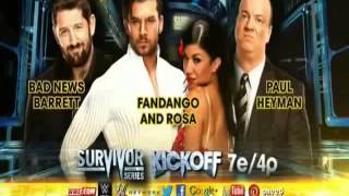 WWE Survivor Series 2014 KickOff [upl. by Ori]