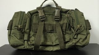 Voodoo Tactical Enlarged 3Way Deployment Bag Compact Bug Out or Survival Bag [upl. by Willner]