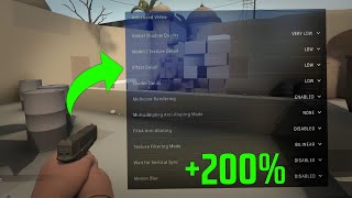 MELHOR CONFIGURAÇÃO de VÍDEO para PC FRACO  CSGO [upl. by Ahsitel233]