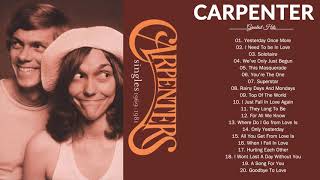 The Carpenter Very Best Songs  Nonstop Playlist  Carpenters Greatest Hits Full Album 2020 [upl. by Anear]