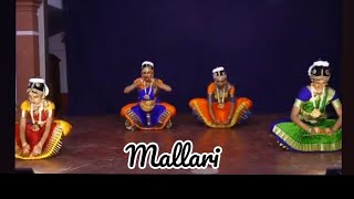 Mallari by Mudras students at Mookambika Temple2024 [upl. by Violetta392]