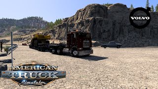 Volvo Articulated Hauler  American Truck Simulator [upl. by Namie]